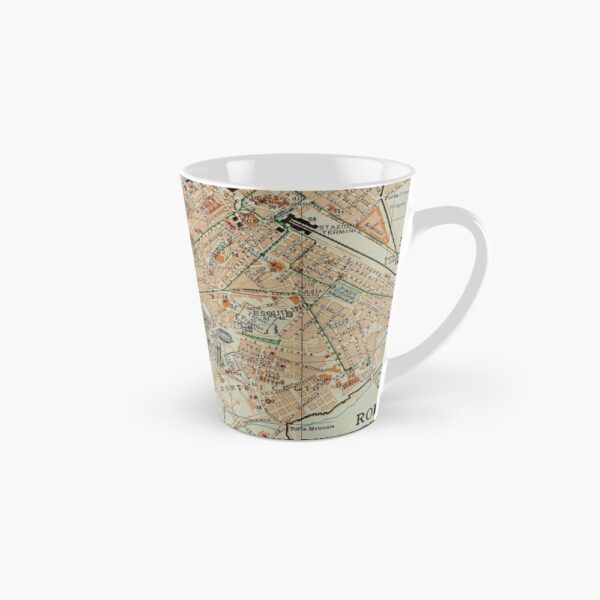 Vintage Map of Rome Italy (1911) Coffee Mug